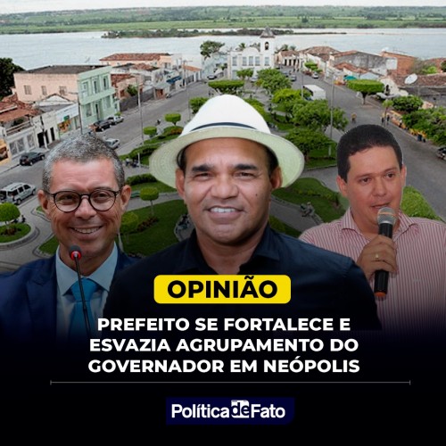 Prefeito se fortalece e esvazia agrupamento de Fábio Mitidieri em Neópolis