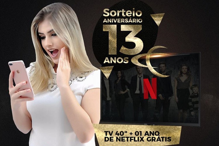 13 ANOS DA FASTNET: Quer ganhar uma TV de 40 polegadas? Saiba como participar!