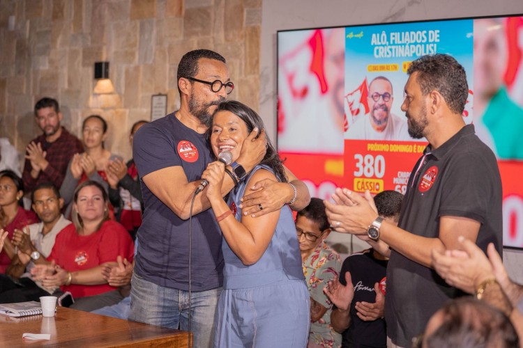 Cristinápolis realiza maior plenária do PED 2025 em defesa de Cássio a presidente do PT
