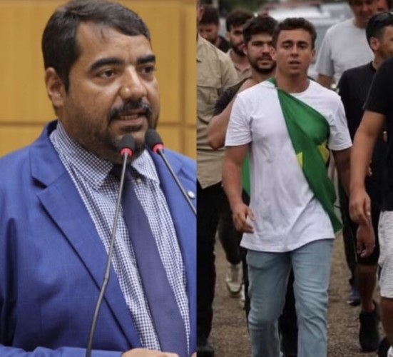 Cadê o “véio duro?” Donatramp chega em caminhada de Nikolas, mas some