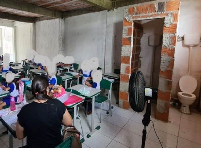 MPSE inspeciona escolas de Gararu e identifica salas improvisadas, merenda e transporte precários