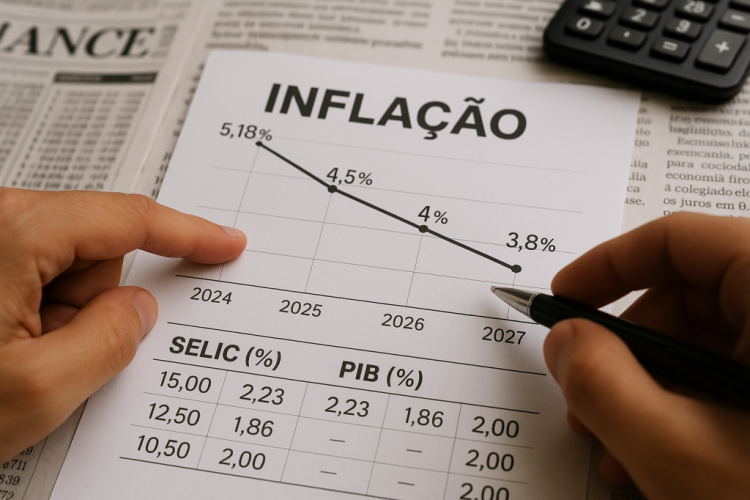 Mercado financeiro reduz projeção de inflação para 5,17% em 2025