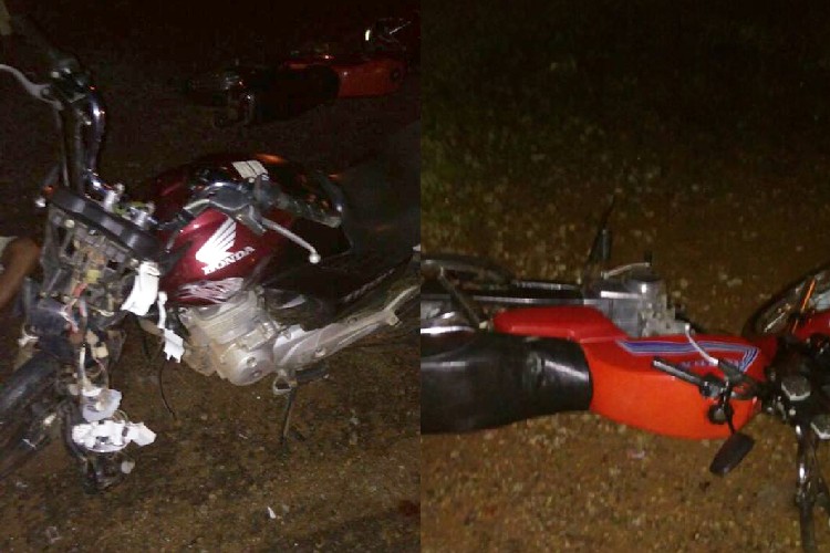 Acidente entre duas motocicletas deixa feridos na BR-235