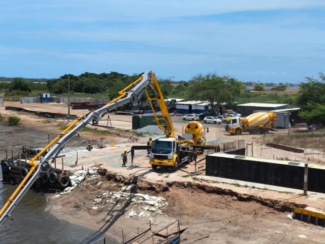 Obra de duplicação da Ponte Godofredo Diniz avança para segunda etapa
