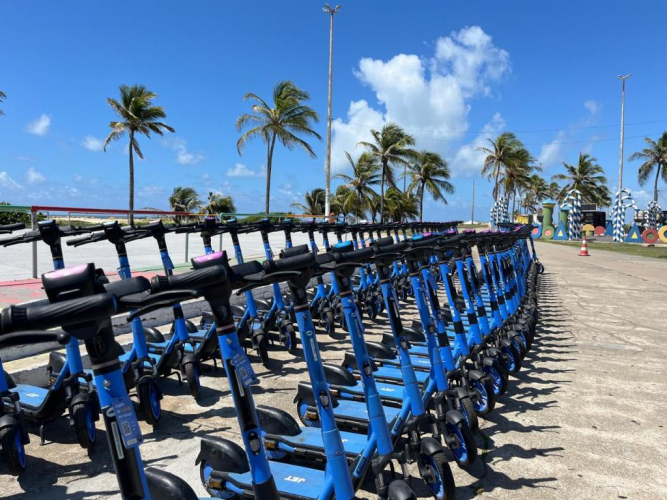 Turismo e mobilidade: patinetes e bicicletas elétricas chegam a marca de 200 mil viagens em Aracaju