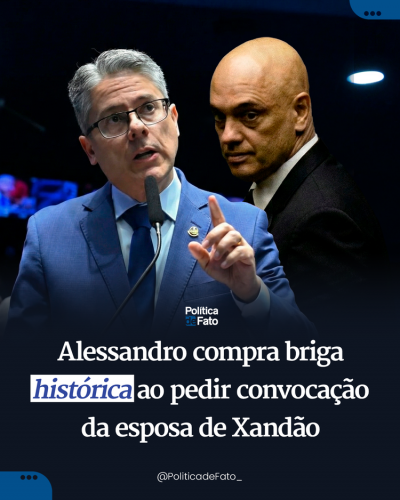 Alessandro compra briga histórica ao pedir convocação da esposa de Xandão