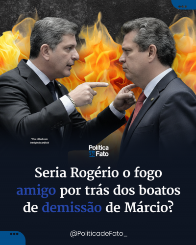 Seria Rogério o fogo amigo por trás dos boatos de demissão de Márcio?
