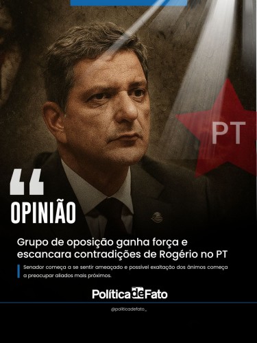 Grupo de oposição ganha força e escancara contradições de Rogério no PT