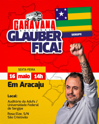 Vereadora Sonia Meire recebe o deputado federal Glauber Braga, do PSOL, em Aracaju