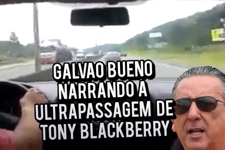 Imitador de Galvão Bueno faz sucesso com vídeo gravado em rodovia