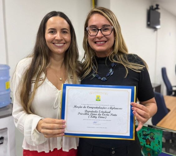 Kitty Lima é homenageada pela Câmara de Vereadores de Itabaianinha após reconhecimento por relevantes serviços