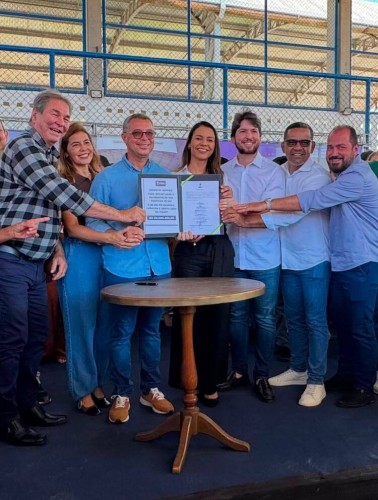 Jorginho Araujo celebra ordem de serviço para implantação da Rodovia que liga Indiaroba, Santa Luzia do Itanhy e Umbaúba